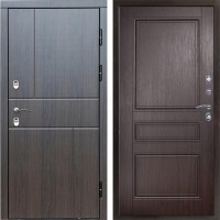 Входная дверь Termo Door Сибирь Термо ПРЕМИУМ Вертикаль Венге Классика Венге