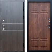 Входная дверь Termo Door Сибирь Термо ПРЕМИУМ Вертикаль Венге Премиум орех