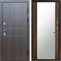 Входная дверь Termo Door Сибирь Термо ПРЕМИУМ Вертикаль Венге Зеркало дуб