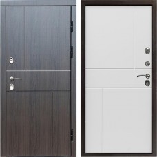 Входная дверь Termo Door Сибирь Термо ПРЕМИУМ Вертикаль Венге Горизонт белый