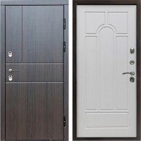 Входная дверь Termo Door Сибирь Термо ПРЕМИУМ Вертикаль Венге Арка лиственница