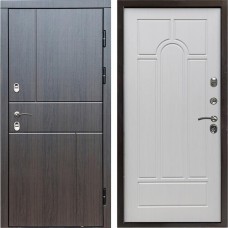 Входная дверь Termo Door Сибирь Термо ПРЕМИУМ Вертикаль Венге Арка лиственница