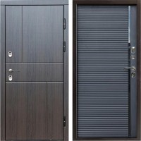 Входная дверь Termo Door Сибирь Термо ПРЕМИУМ Вертикаль Венге Porte black
