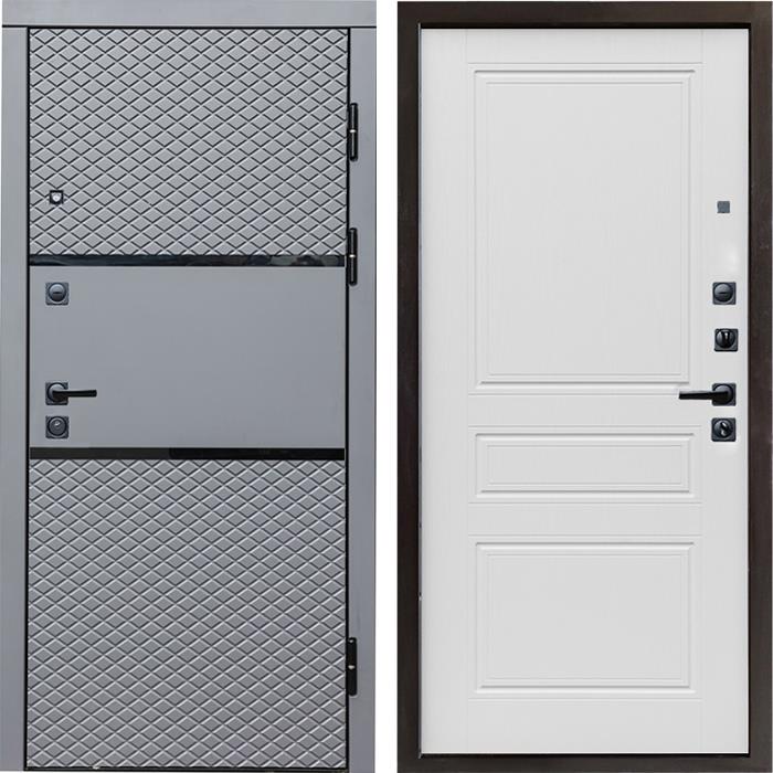 Входная дверь Termo Door Fusion Black Классика Лиственница