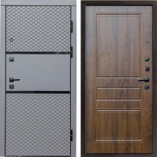 Входная дверь Termo Door Fusion Black Классика Дуб
