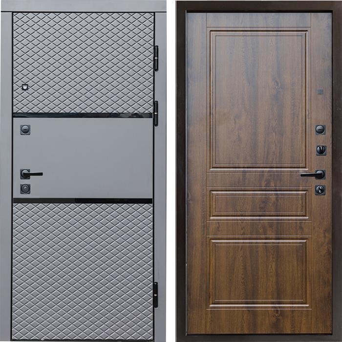 Входная дверь Termo Door Fusion Black Классика Дуб