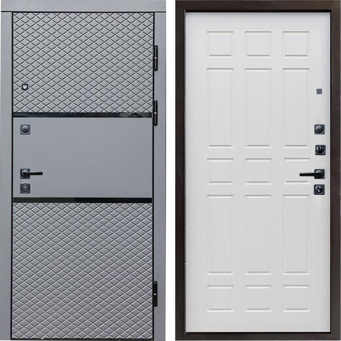 Входная дверь Termo Door Fusion Black Спарта лиственница