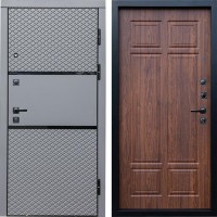 Входная дверь Termo Door Fusion Black Премиум орех