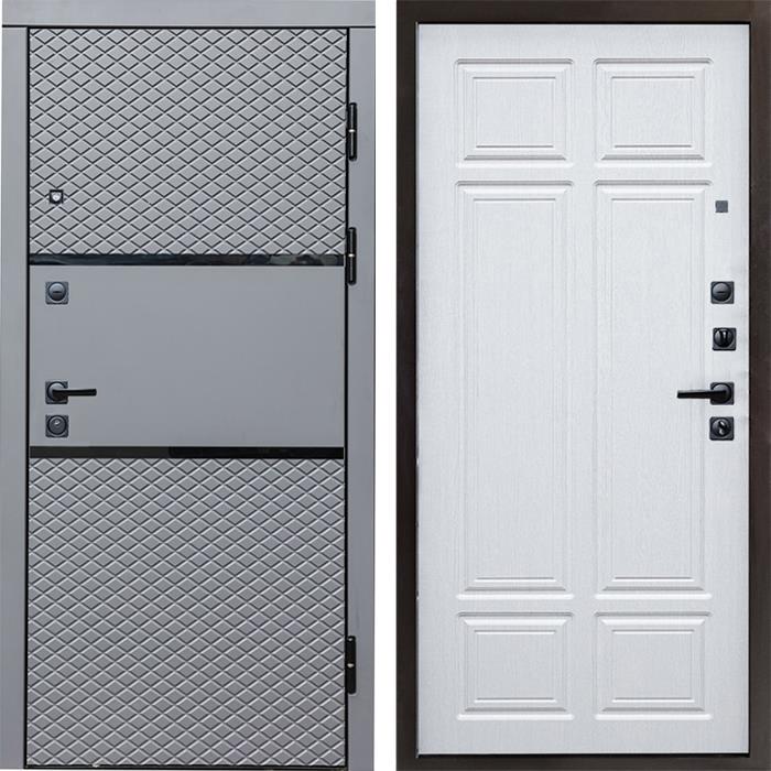 Входная дверь Termo Door Fusion Black Премиум лиственница