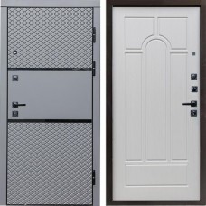 Входная дверь Termo Door Fusion Black Арка лиственница