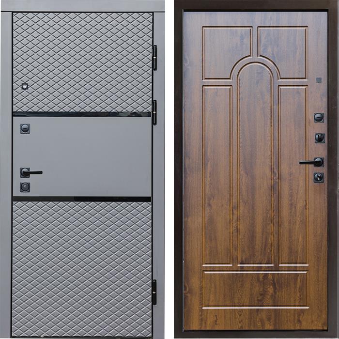 Входная дверь Termo Door Fusion Black Арка дуб