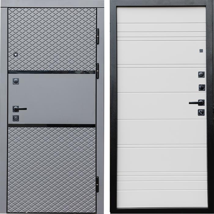 Входная дверь Termo Door Fusion Black White Line
