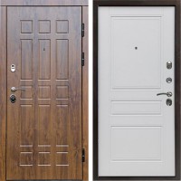 Входная дверь Афина дуб Классика Белый матовый