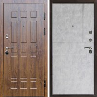 Входная дверь Афина дуб Горизонт бетон светлый