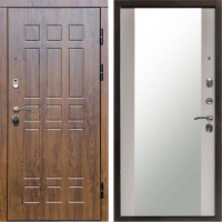 Входная дверь Афина дуб Зеркало Лиственница белая