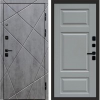 Дверь Termo Door Лучи бетон Лион Grey софт