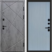 Termo Door Лучи бетон Flat Grey Софт