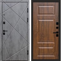 Дверь Termo Door Лучи бетон Лион Дуб