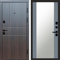 Входная дверь Вертикаль венге Зеркало 27 Grey Софт