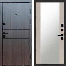 Дверь Termo Door Вертикаль венге Зеркало 27 Слоновая кость