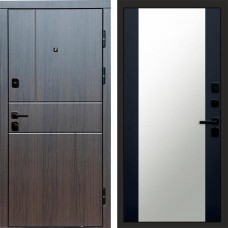 Дверь Termo Door Вертикаль венге Зеркало 27 Черный кварц+тонировка