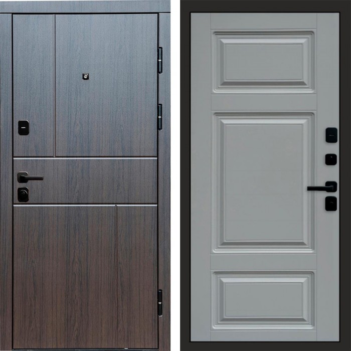 Дверь Termo Door Вертикаль венге Лион Grey софт