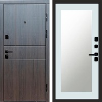 Дверь Termo Door Вертикаль венге Зеркало Триумф Белый софт