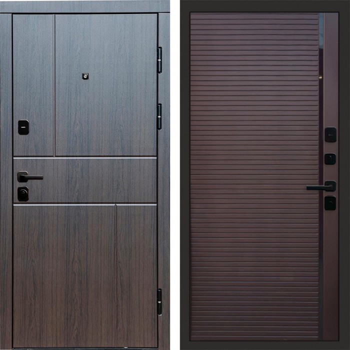 Входная дверь Вертикаль венге Porte Шоколад