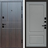 Дверь входная Termo Door Вертикаль венге Марсель Grey софт