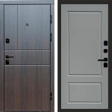 Дверь входная Termo Door Вертикаль венге Марсель Grey софт