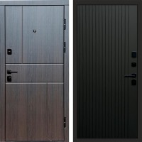 Termo Door Вертикаль венге Flat Черный кварц