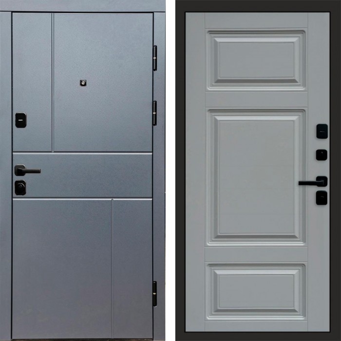 Дверь Termo Door Вертикаль Grey Лион Grey софт