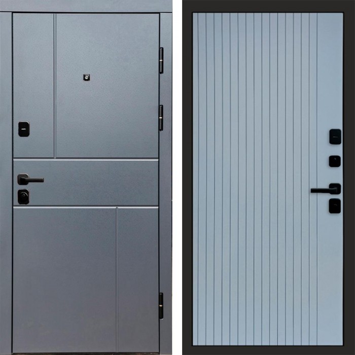 Termo Door Вертикаль Grey Flat Grey Софт
