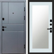 Дверь Termo Door Вертикаль Grey Зеркало Триумф Белый софт