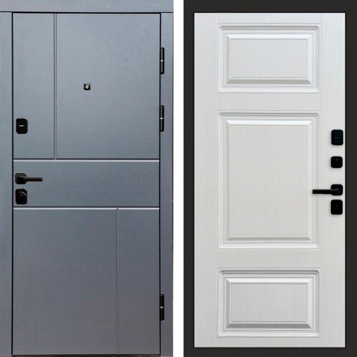 Дверь Termo Door Вертикаль Grey Лион Лиственница
