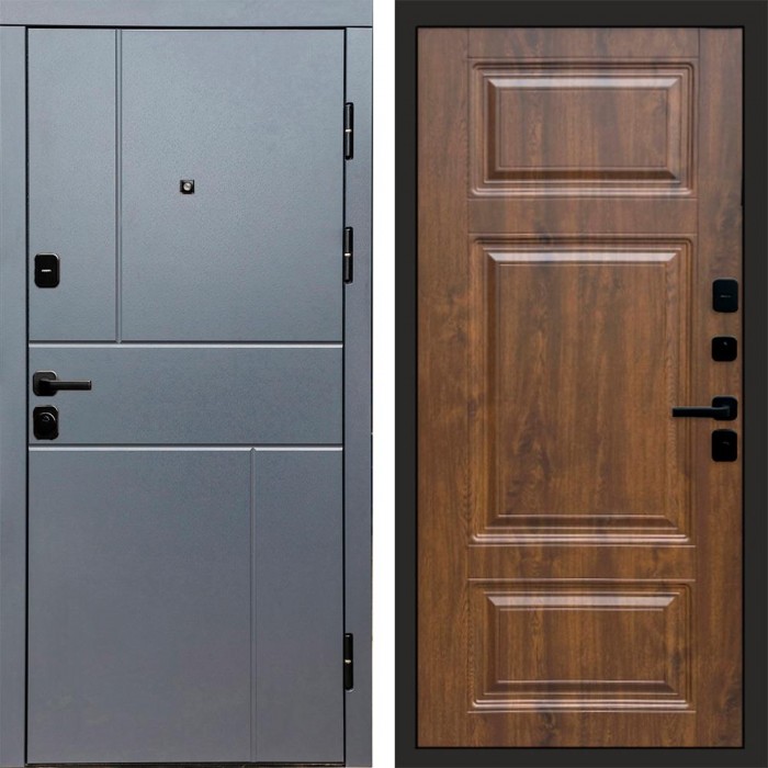 Дверь Termo Door Вертикаль Grey Лион Дуб