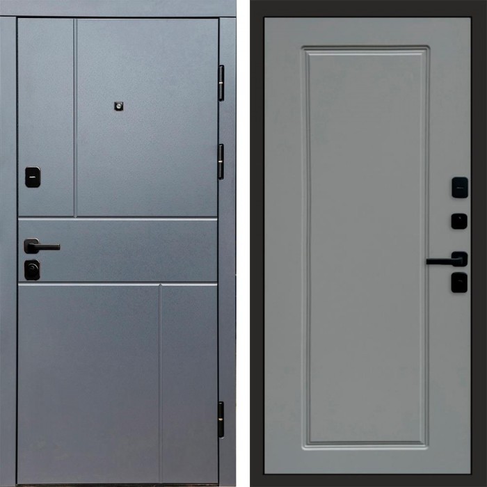 Входная дверь Вертикаль Grey Гранд Grey софт