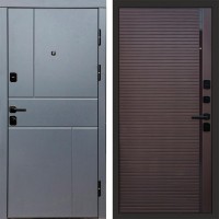 Входная дверь Вертикаль Grey Porte Шоколад