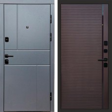 Входная дверь Вертикаль Grey Porte Шоколад