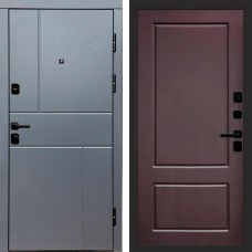 Дверь входная Termo Door Вертикаль Grey Марсель Шоколад