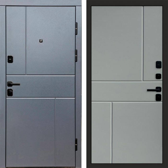 Дверь Termo Door Вертикаль Grey Горизонт Grey софт