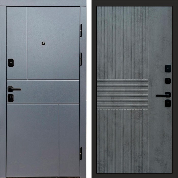 Termo Door Вертикаль Grey Мастино Бетон темный