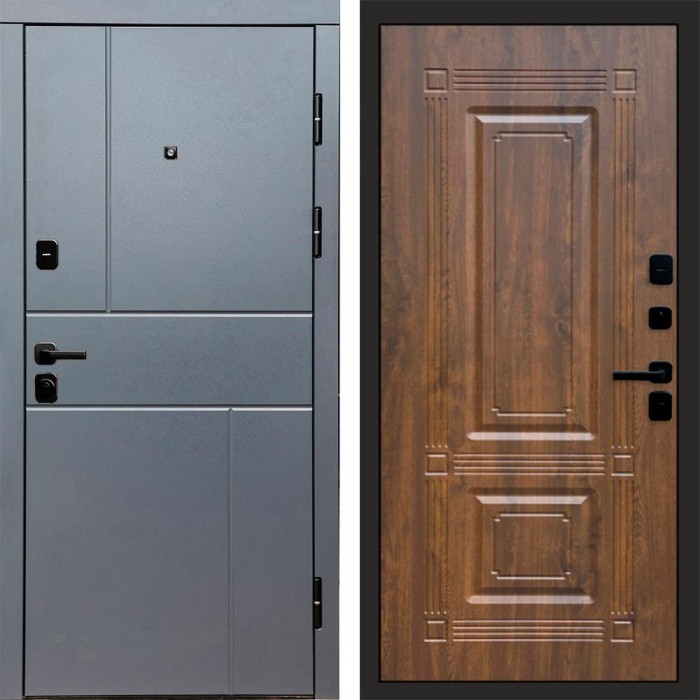 Termo Door Вертикаль Grey Мадрид Дуб