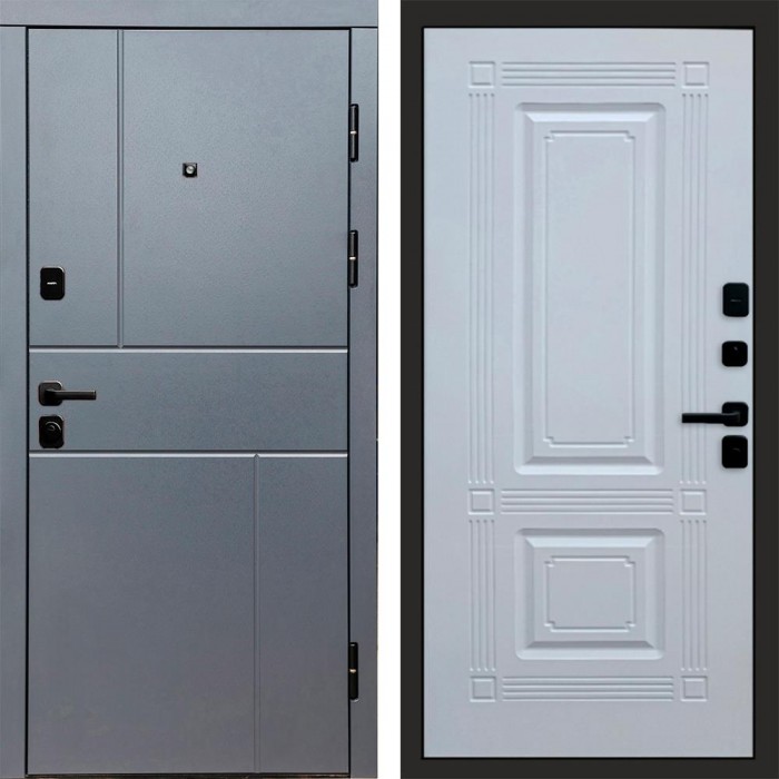 Termo Door Вертикаль Grey Мадрид Белый софт