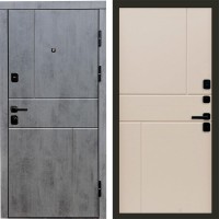 Дверь Termo Door Вертикаль Бетон Горизонт Слоновая кость