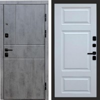 Дверь Termo Door Вертикаль Бетон Лион Белый софт