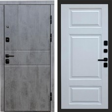Дверь Termo Door Вертикаль Бетон Лион Белый софт