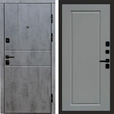 Входная дверь Вертикаль Бетон Гранд Grey софт