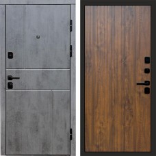 Дверь Termo Door Вертикаль Бетон Flat Дуб
