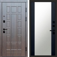 Дверь Termo Door Виргиния Венге Зеркало 27 Черный кварц+тонировка